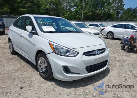 2017 Hyundai Accent Se from USA, damaged, VIN KMHCT4AE9HU368165